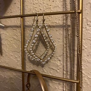 Kendra Scott Sophie Crystal drop earring in gold